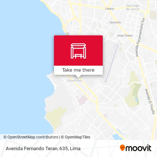 Avenida Fernando Teran, 635 map