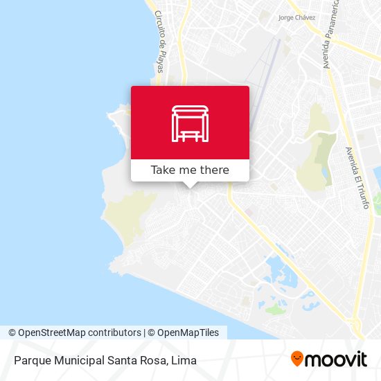 Mapa de Parque Municipal Santa Rosa