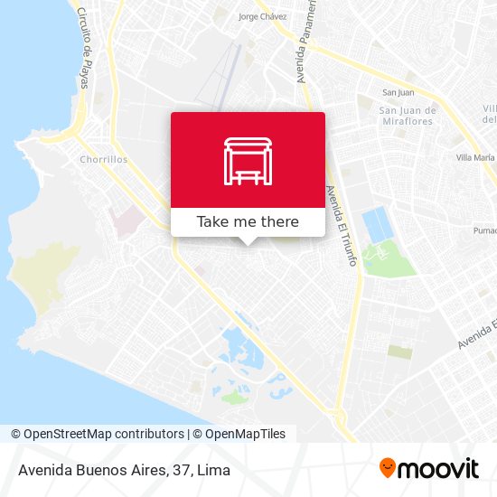 Mapa de Avenida Buenos Aires, 37