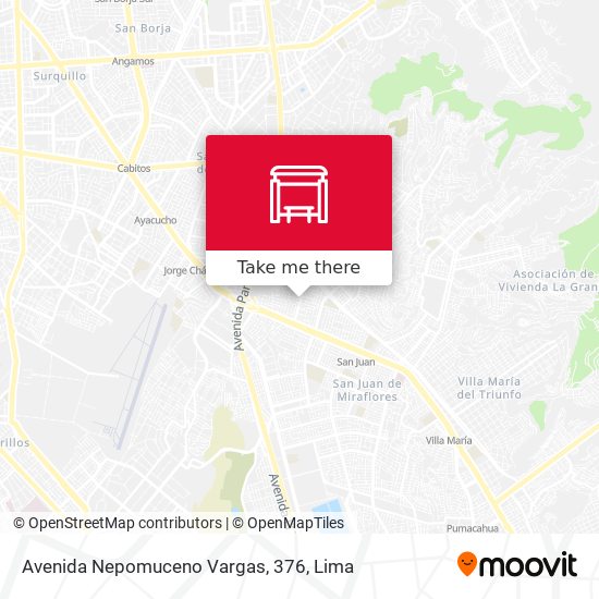 Mapa de Avenida Nepomuceno Vargas, 376