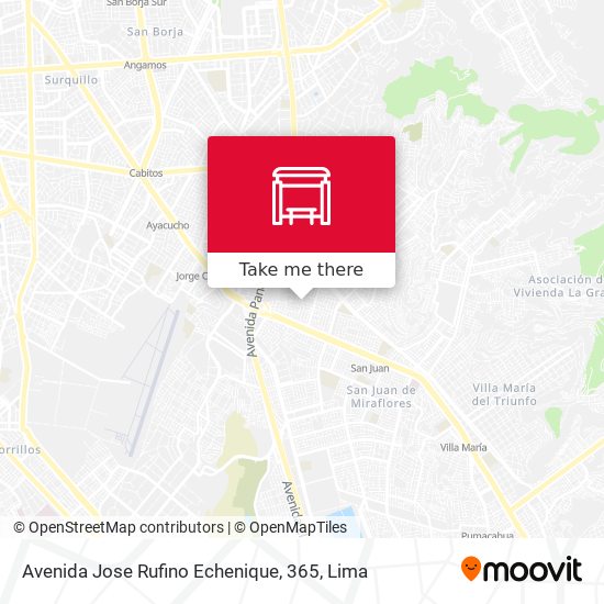 Avenida Jose Rufino Echenique, 365 map