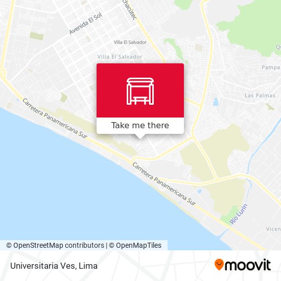 Universitaria Ves map