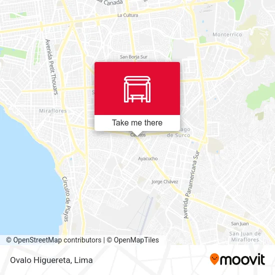 Ovalo Higuereta map