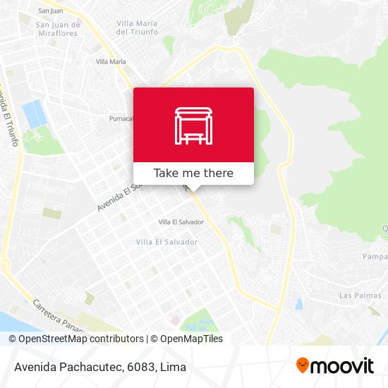 Mapa de Avenida Pachacutec, 6083