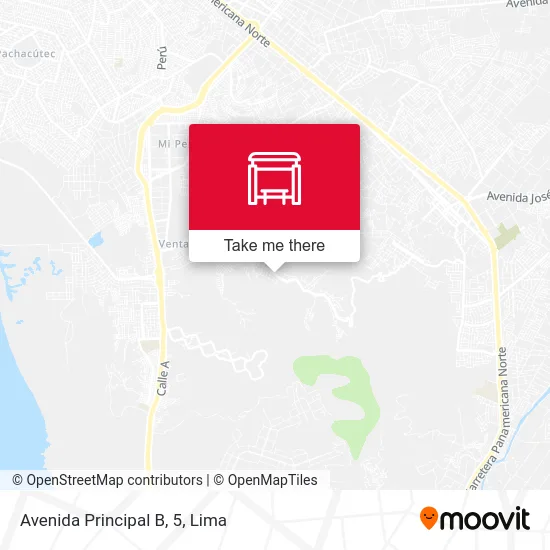 Avenida Principal B, 5 map