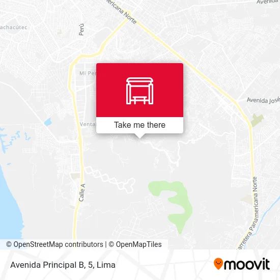 Avenida Principal B, 5 map