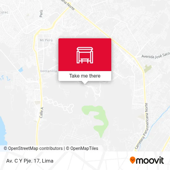 Av. C Y Pje. 17 map