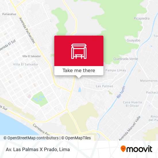 Av. Las Palmas X Prado map