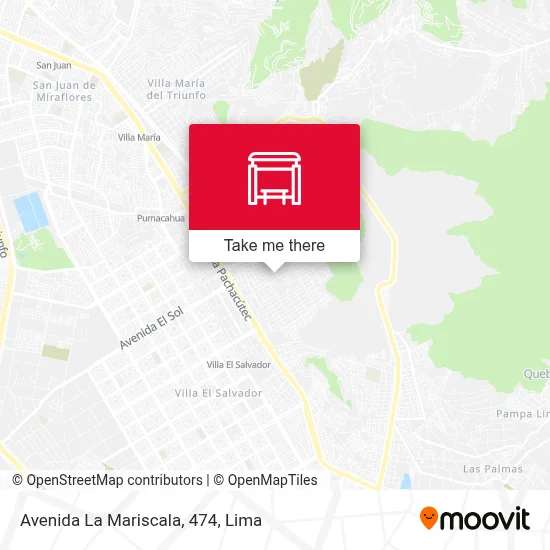 Avenida La Mariscala, 474 map