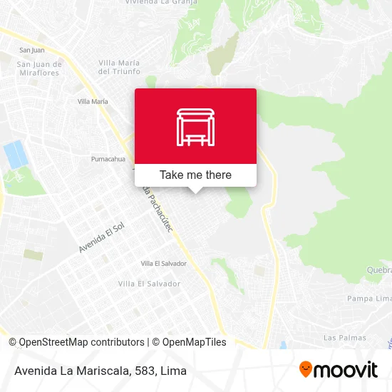 Avenida La Mariscala, 583 map
