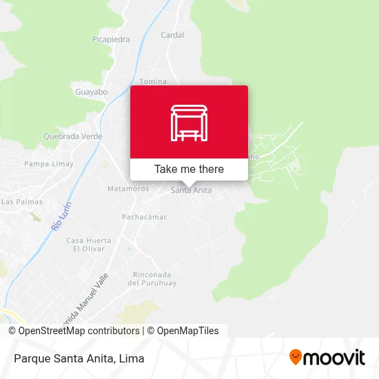 Parque Santa Anita map