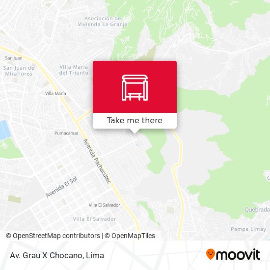 Mapa de Av. Grau X Chocano