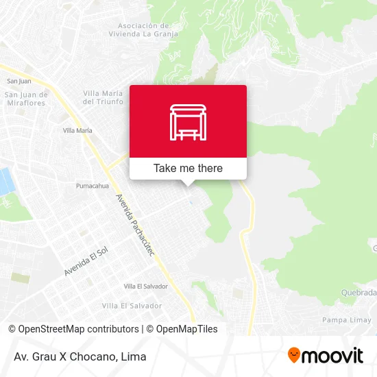 Av. Grau X Chocano map
