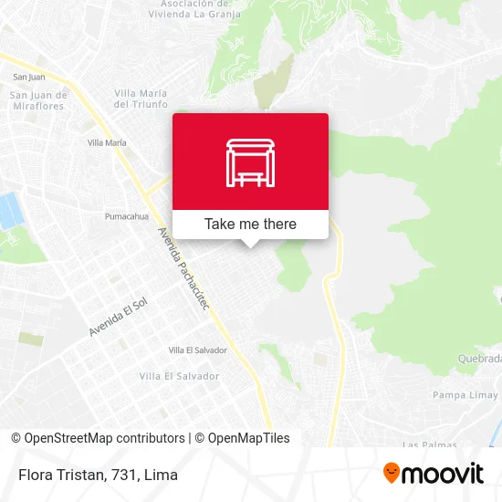 Flora Tristan, 731 map