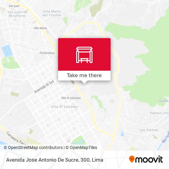 Avenida Jose Antonio De Sucre, 300 map