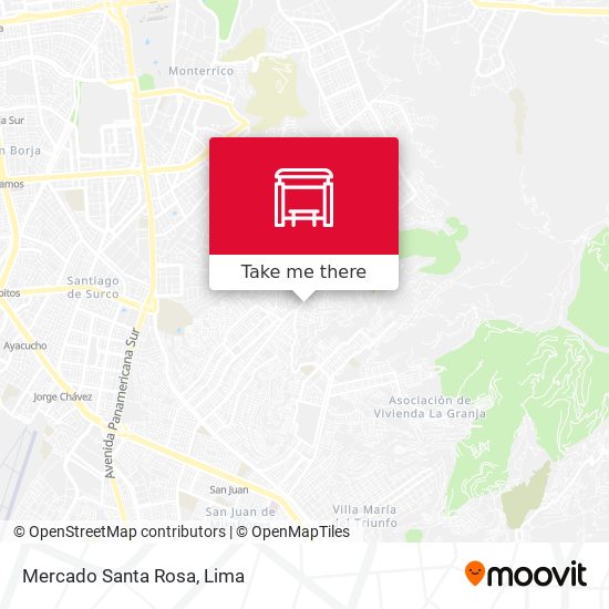 Mercado Santa Rosa map