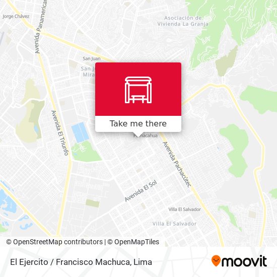 Mapa de El Ejercito / Francisco Machuca