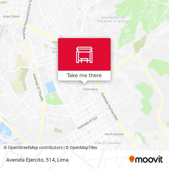 Mapa de Avenida Ejercito, 514