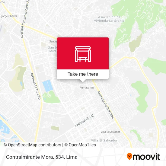 Contralmirante Mora, 534 map