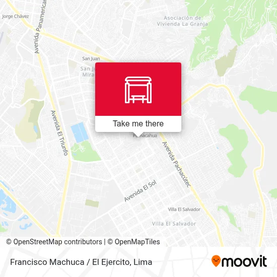 Francisco Machuca / El Ejercito map