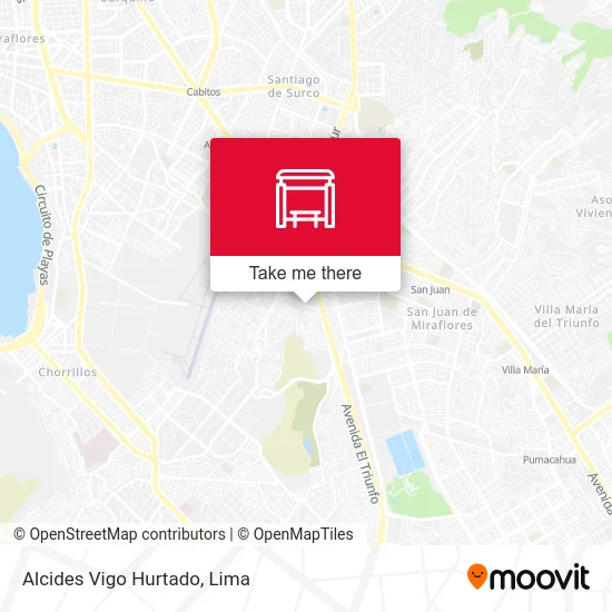 Alcides Vigo Hurtado map