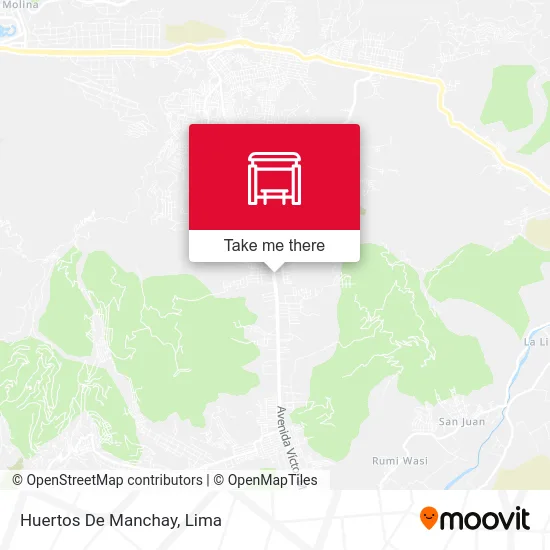 Huertos De Manchay map