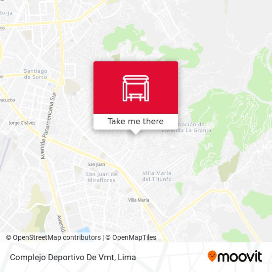 Complejo Deportivo De Vmt map