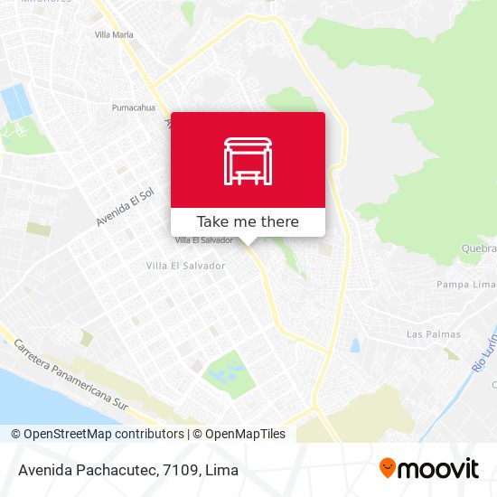 Mapa de Avenida Pachacutec, 7109