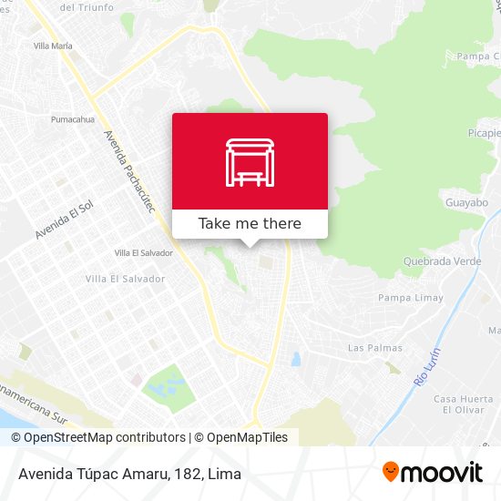 Avenida Túpac Amaru, 182 map