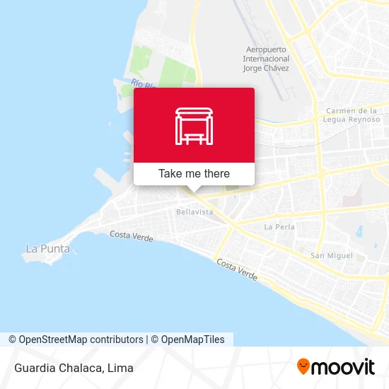 Guardia Chalaca map
