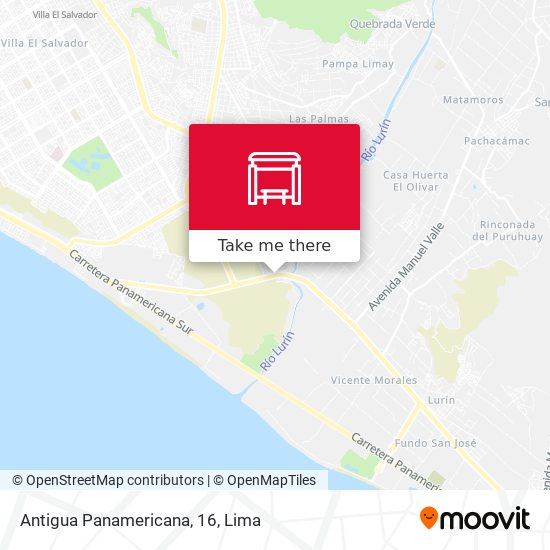 Mapa de Antigua Panamericana, 16
