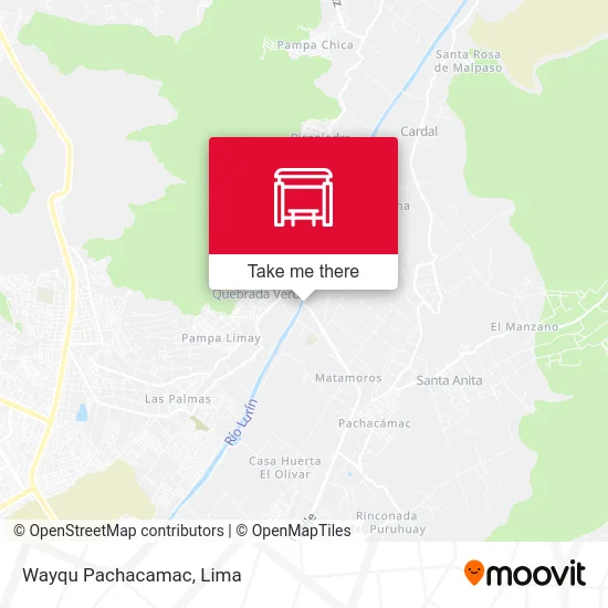 Wayqu Pachacamac map