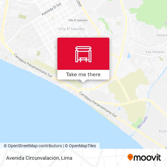 Mapa de Avenida Circunvalación