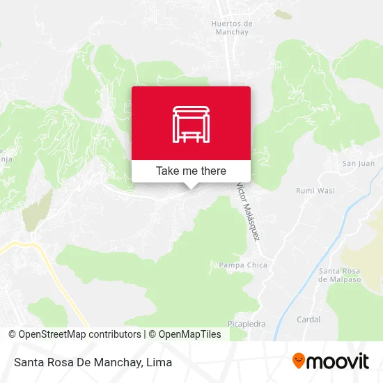 Santa Rosa De Manchay map