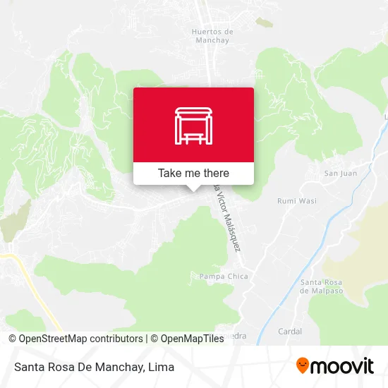 Santa Rosa De Manchay map