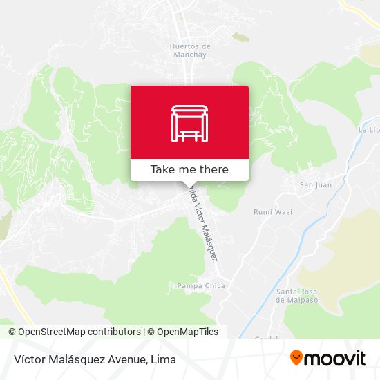 Víctor Malásquez Avenue map