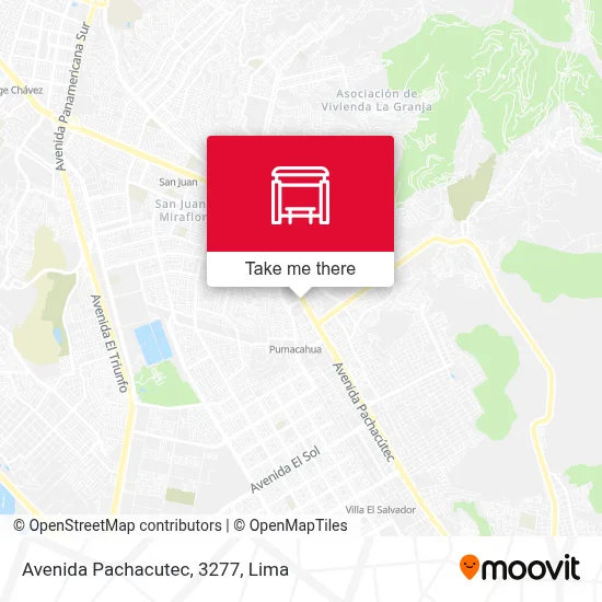 Avenida Pachacutec, 3277 map