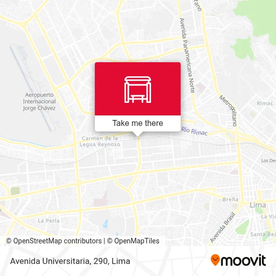 Avenida Universitaria, 290 map