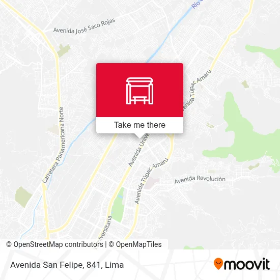 Avenida San Felipe, 841 map