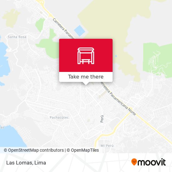 Las Lomas map