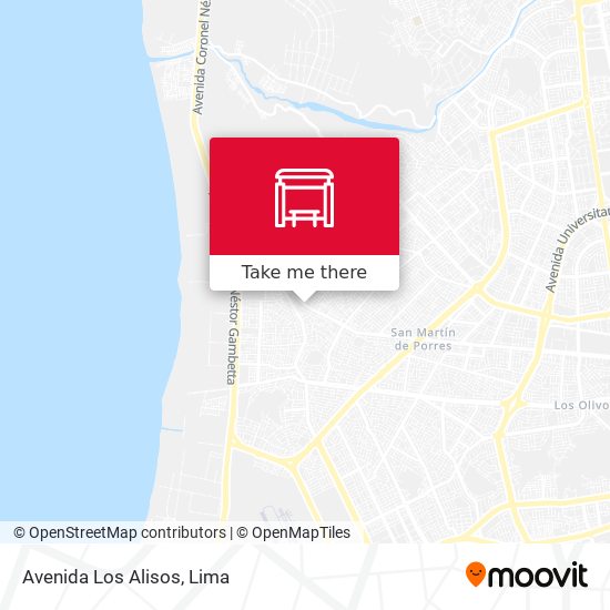 Avenida Los Alisos map