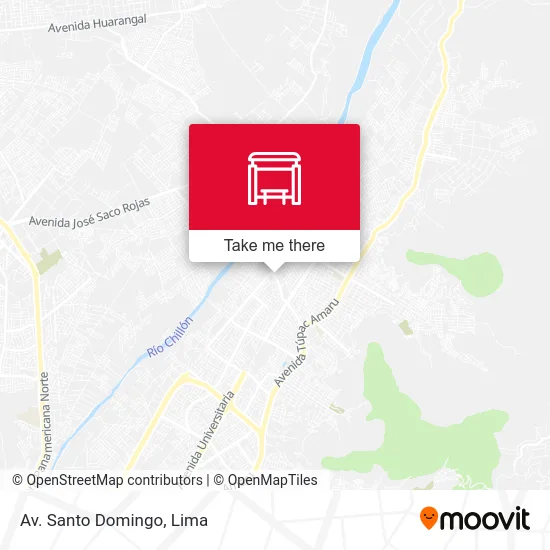 Av. Santo Domingo map