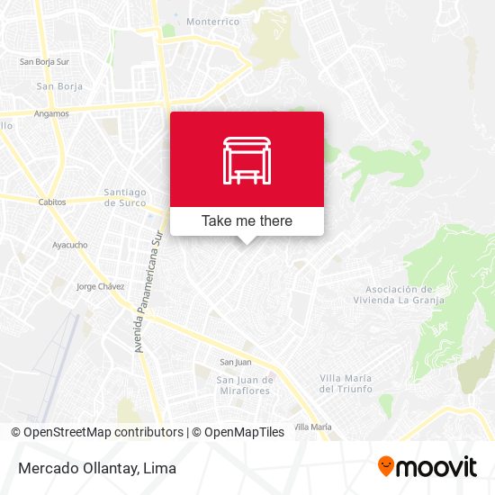 Mercado Ollantay map