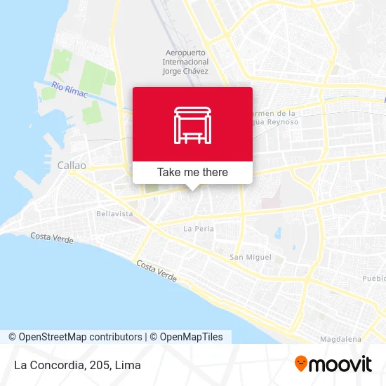 La Concordia, 205 map