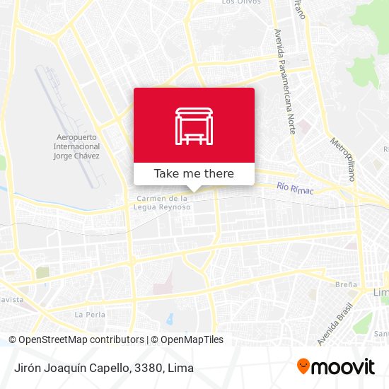 Jirón Joaquín Capello, 3380 map