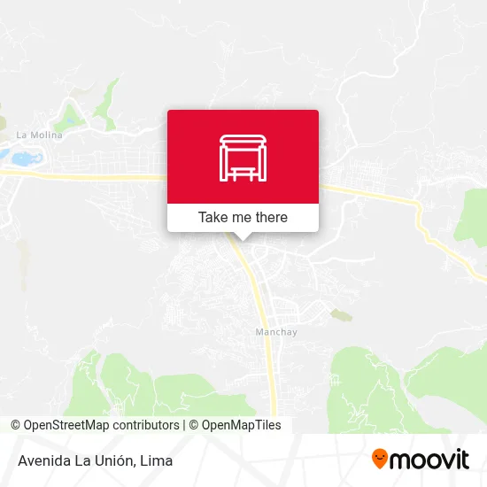 Avenida La Unión map