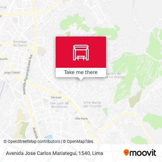 Mapa de Avenida Jose Carlos Mariategui, 1540