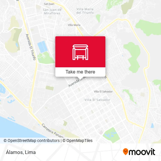 Álamos map