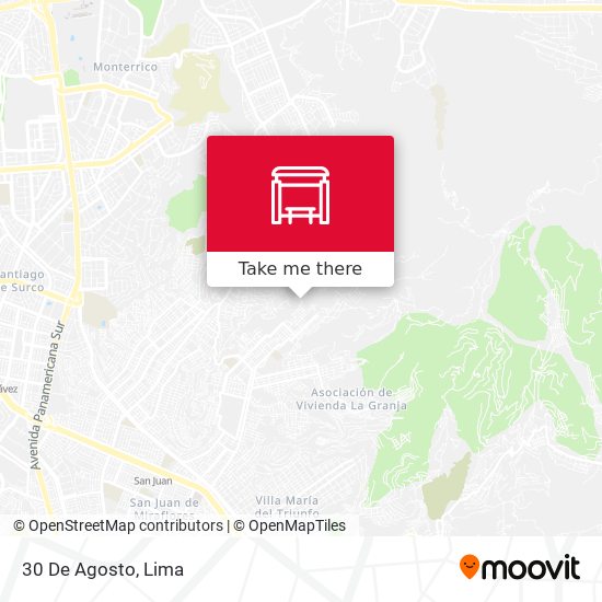 Mapa de 30 De Agosto