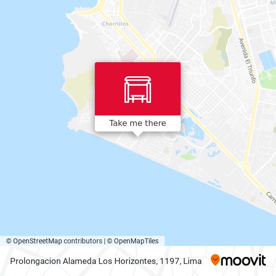 Prolongacion Alameda Los Horizontes, 1197 map